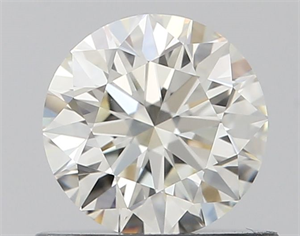 Picture of Natural Diamond 0.61 Carats, Round with Excellent Cut, J Color, VVS1 Clarity and Certified by GIA