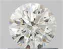 Diamante Natural 0.61 quilates, Redondo , Color J, claridad VVS1 y certificado GIA