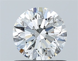 Picture of Natural Diamond 0.70 Carats, Round with Excellent Cut, G Color, VS2 Clarity and Certified by GIA