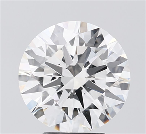 Picture of Lab Grown Diamond 3.53 Carats, Round with Ideal Cut, F Color, VVS2 Clarity and Certified by IGI