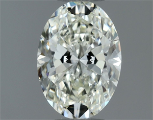 Picture of Natural Diamond 0.50 Carats, Oval with  Cut, I Color, VVS2 Clarity and Certified by IGI