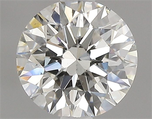 Picture of Natural Diamond 0.71 Carats, Round with Excellent Cut, I Color, VS2 Clarity and Certified by GIA