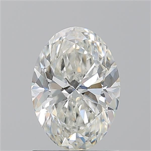 Picture of Natural Diamond 1.31 Carats, Oval with  Cut, I Color, SI1 Clarity and Certified by GIA