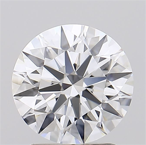 Picture of Lab Grown Diamond 1.81 Carats, Round with Excellent Cut, E Color, FL Clarity and Certified by GIA