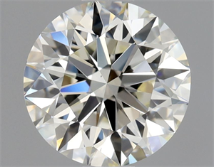Picture of Natural Diamond 0.91 Carats, Round with Excellent Cut, K Color, VS1 Clarity and Certified by GIA
