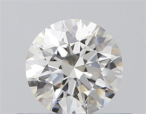 Picture of Natural Diamond 0.41 Carats, Round with Excellent Cut, H Color, VVS1 Clarity and Certified by GIA