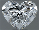 Natural Diamond 0.50 Carats, Heart with  Cut, D Color, SI1 Clarity and Certified by GIA