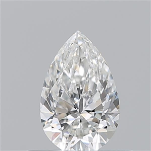 Picture of Natural Diamond 0.50 Carats, Pear with  Cut, F Color, VS2 Clarity and Certified by GIA