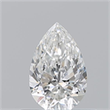 Natural Diamond 0.50 Carats, Pear with  Cut, F Color, VS2 Clarity and Certified by GIA