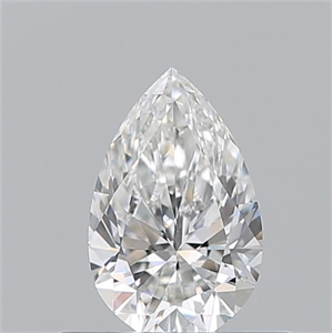 Picture of Natural Diamond 0.50 Carats, Pear with  Cut, F Color, VS2 Clarity and Certified by GIA