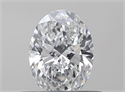 Natural Diamond 0.40 Carats, Oval with  Cut, E Color, IF Clarity and Certified by GIA
