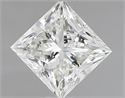 Diamante Natural 0.91 quilates, Princesa , Color I, claridad IF y certificado HRD
