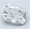 Diamante Natural 7.06 quilates, Del cojín , Color F, claridad SI2 y certificado GIA