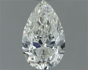 Picture of Natural Diamond 0.50 Carats, Pear with  Cut, I Color, VS1 Clarity and Certified by IGI