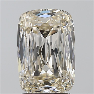 Picture of Natural Diamond 2.50 Carats, Cushion with  Cut, N Color, SI2 Clarity and Certified by GIA