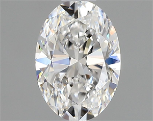 Picture of Natural Diamond 0.60 Carats, Oval with  Cut, E Color, IF Clarity and Certified by GIA