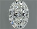 Natural Diamond 0.52 Carats, Oval with  Cut, I Color, IF Clarity and Certified by GIA