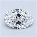 Diamante Natural 1.50 quilates, Ovalado , Color D, claridad VS1 y certificado GIA