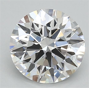 Picture of Lab Grown Diamond 1.04 Carats, Round with Ideal Cut, D Color, VVS2 Clarity and Certified by IGI