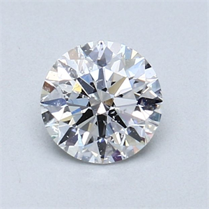 Foto Diamante Natural 0.70 quilates, Redondo , Color E, claridad I1 y certificado GIA de