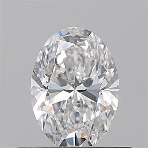 Foto Diamante Natural 0.50 quilates, Ovalado , Color D, claridad VVS2 y certificado GIA de