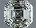 Natural Diamond 1.00 Carats, Asscher with  Cut, J Color, VVS1 Clarity and Certified by IGI