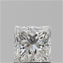 Natural Diamond 1.01 Carats, Princess with  Cut, H Color, VVS2 Clarity and Certified by GIA