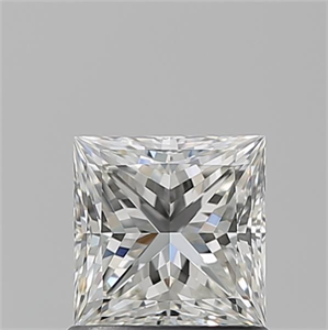 Picture of Natural Diamond 1.01 Carats, Princess with  Cut, H Color, VVS2 Clarity and Certified by GIA