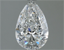 Natural Diamond 1.50 Carats, Pear with  Cut, F Color, SI1 Clarity and Certified by IGI