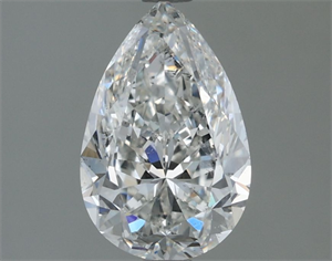 Picture of Natural Diamond 1.50 Carats, Pear with  Cut, F Color, SI1 Clarity and Certified by IGI
