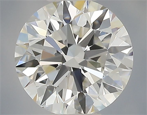 Foto Diamante Natural 0.74 quilates, Redondo , Color F, claridad VVS2 y certificado IGI de