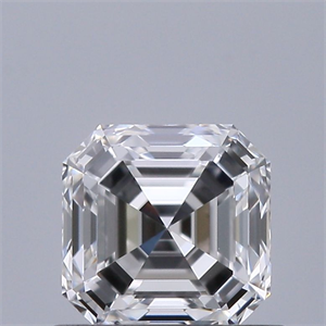 Picture of Natural Diamond 0.70 Carats, Asscher with  Cut, E Color, VS1 Clarity and Certified by GIA