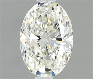 Picture of Natural Diamond 0.43 Carats, Oval with  Cut, H Color, IF Clarity and Certified by IGI