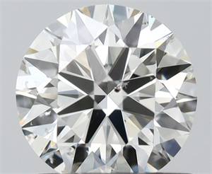 Picture of Natural Diamond 0.70 Carats, Round with Excellent Cut, I Color, SI1 Clarity and Certified by IGI