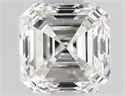 Natural Diamond 0.70 Carats, Asscher with  Cut, E Color, VVS1 Clarity and Certified by GIA