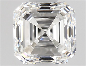 Picture of Natural Diamond 0.70 Carats, Asscher with  Cut, E Color, VVS1 Clarity and Certified by GIA