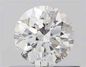 Foto Diamante Natural 0.50 quilates, Redondo , Color G, claridad SI1 y certificado GIA de