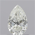 Diamante Natural 0.70 quilates, De pera , Color H, claridad SI1 y certificado GIA