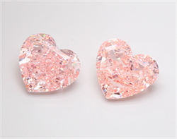 Picture of Lab Grown Diamond 13.06 Carats, Heart with  Cut, Fancy Intense Pink Color, VVS2 Clarity and Certified by IGI