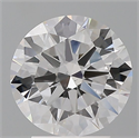 Lab Grown Diamond 3.02 Carats, Round with Excellent Cut, D Color, VS2 Clarity and Certified by IGI
