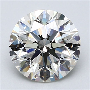 Picture of Natural Diamond 2.80 Carats, Round with Excellent Cut, K Color, VS1 Clarity and Certified by GIA