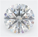 Lab Grown Diamond 3.06 Carats, Round with Excellent Cut, D Color, VVS2 Clarity and Certified by GIA