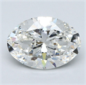 Diamante Natural 3.01 quilates, Ovalado , Color G, claridad VS2 y certificado GIA