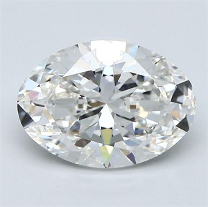 Foto Diamante Natural 3.01 quilates, Ovalado , Color G, claridad VS2 y certificado GIA de