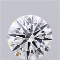 Lab Grown Diamond 1.51 Carats, Round with Ideal Cut, D Color, VVS2 Clarity and Certified by IGI