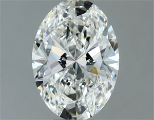 Picture of Natural Diamond 0.80 Carats, Oval with  Cut, H Color, VVS2 Clarity and Certified by GIA