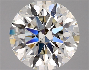 Picture of Natural Diamond 1.00 Carats, Round with Excellent Cut, I Color, VS2 Clarity and Certified by GIA