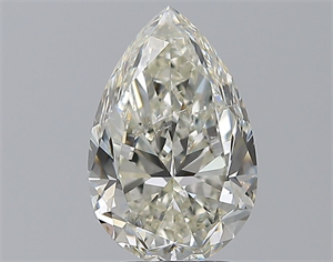 Picture of Natural Diamond 3.01 Carats, Pear with  Cut, K Color, SI2 Clarity and Certified by GIA