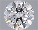 Lab Grown Diamond 3.04 Carats, Round with Ideal Cut, D Color, VVS1 Clarity and Certified by IGI