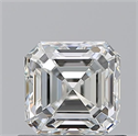 Natural Diamond 0.91 Carats, Asscher with  Cut, J Color, VVS2 Clarity and Certified by GIA